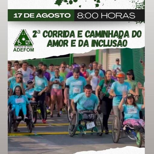 Capa do evento 2 corrida e caminhada do amor e da incluso 