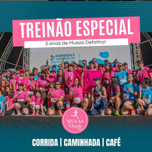 Capa do evento TREINO ESPECIAL 3 ANOS DE MUSAS DEFATHO