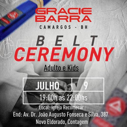 Event cover BELT CERIMONY - Grace Barra - Camargos