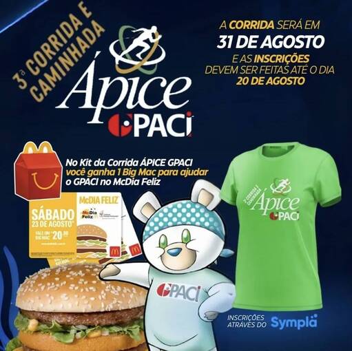Event cover 3 CORRIDA e caminhada APICE GPACI