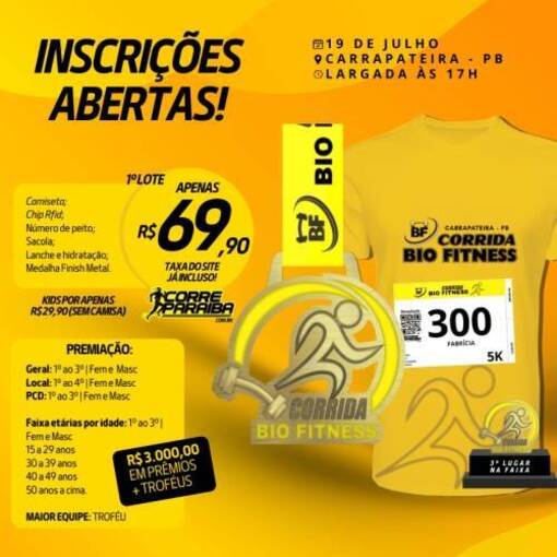 Event cover 1 Corrida Da Bio Fitness - Todas as suas fotos por R$49,90