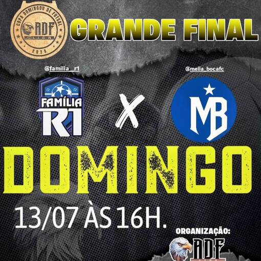 Event cover COPA DOMINGO FUTSAL -  FAMILIA R1 x MEIA BOCA FC