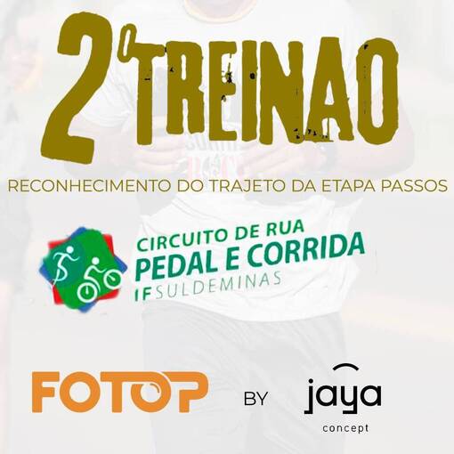 Event cover 2 TREINO DE RECONHECIMENTO DE PERCURSO DO CIRCUITO IFSUL DE MINAS DE CORRIDA DE RUA - ETAPA PASSOS