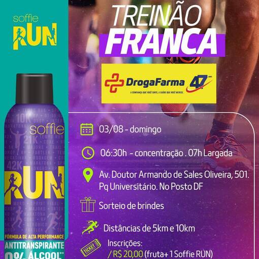 Treino Franca - Soffie Run in Fotop