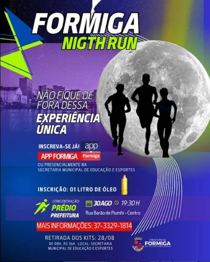 Event cover Formiga Night Run - Formiga MG