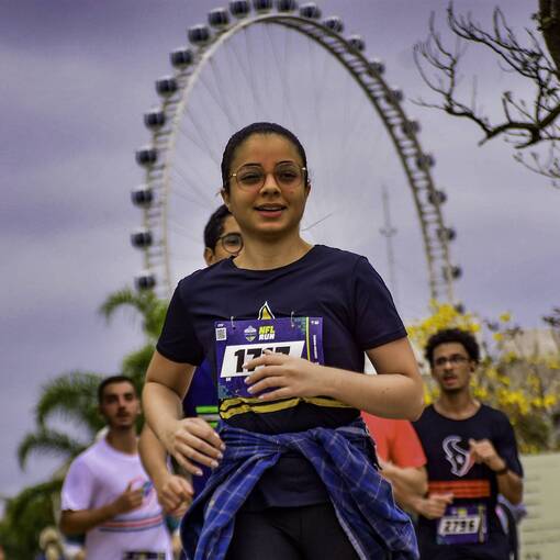 Corrida NFL Run 2025 no Fotop