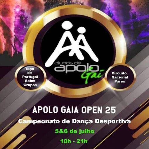 Portada del evento 12 Gaia Open | Taa de Portugal Grupos e Solos Latinas e Standard