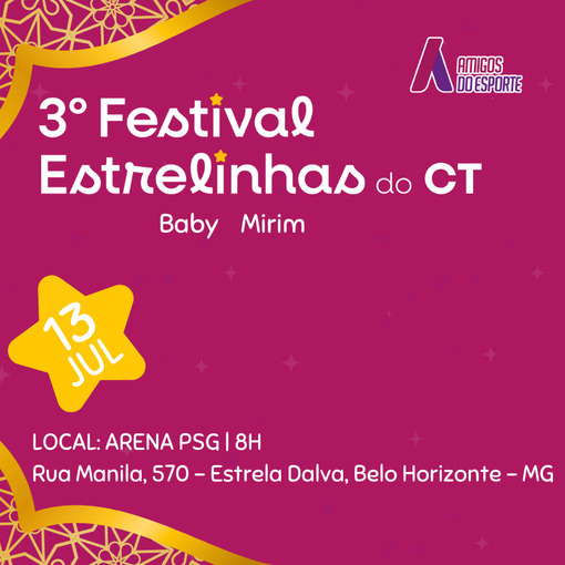 Event cover 3º Festival Estrelinhas do CT 2025