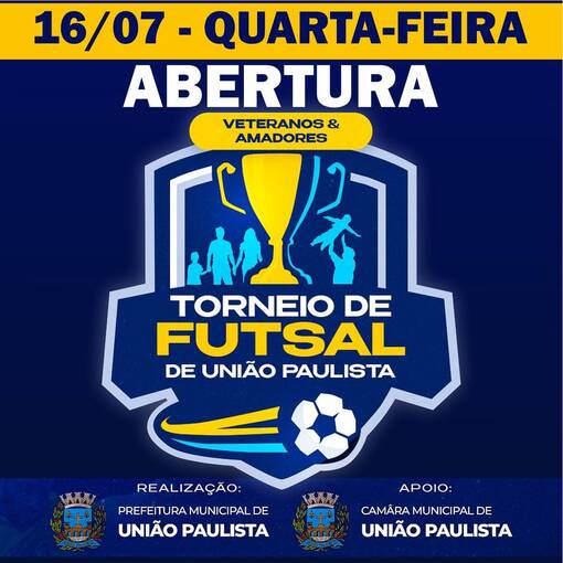 Torneio de Futsal de Unio Paulista - Abertura on Fotop
