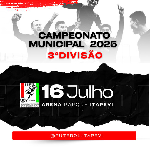 Campeonato Municipal 3 Diviso Itapevi 2025 I Alpha X S Na Brisa no Fotop