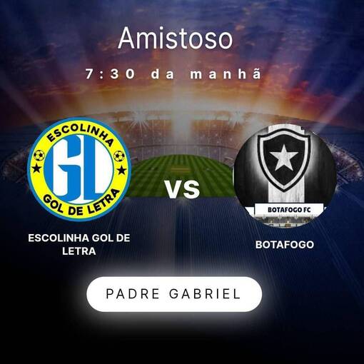 Event cover ESCOLINHA GOL DE LETRA X BOTAFOGO FC