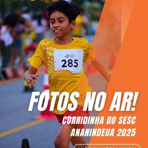 Capa do evento CORRIDINHA DO SESC ANANINDEUA 2025