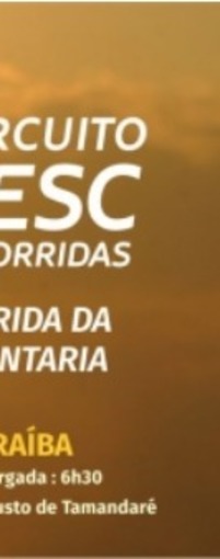 Event cover Circuito Sesc de Corridas  2019 / Joo Pessoa
