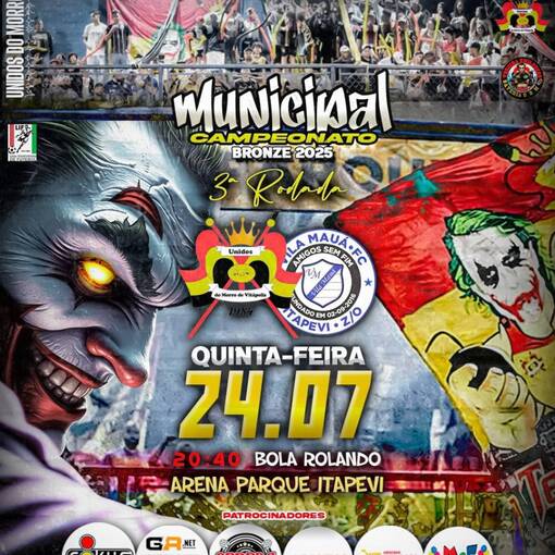 Event cover Campeonato Municipal 3 Diviso Itapevi 2025 I Unidos do Morro X Vila Mau