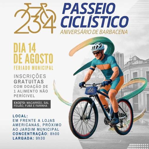 Event cover Passeio Ciclistico aniversrio de Barbacena 