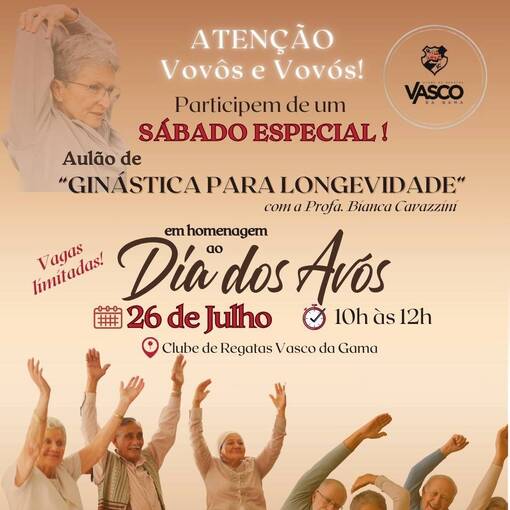 Event cover GINSTICA PARA LONGEVIDADE - BIANCA CAVAZZINI