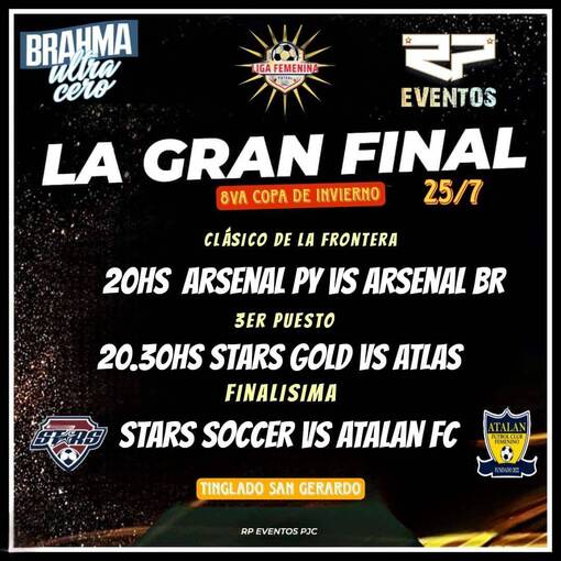 Capa do evento La Gran Final PY - Atalan vs Stars Soccer