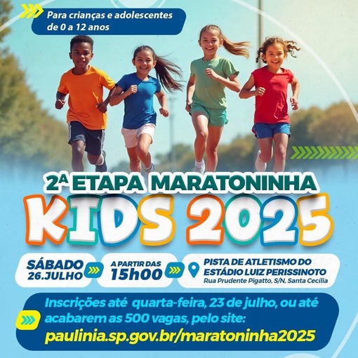 Event cover 2 Etapa Maratoninha Kids 2025