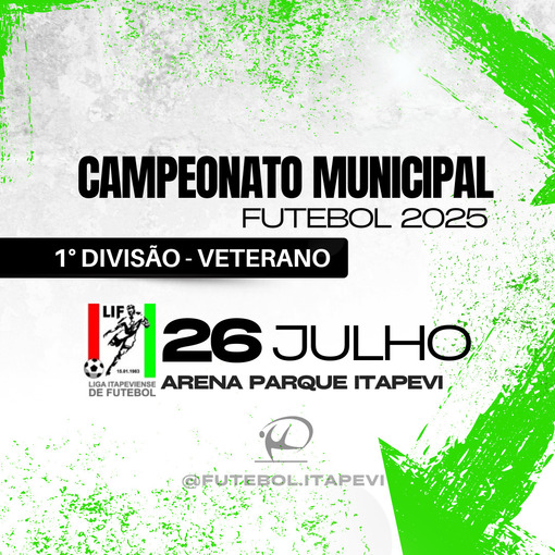 Event cover Campeonato Municipal Veteranos da 1 Diviso - Itapevi 2025 