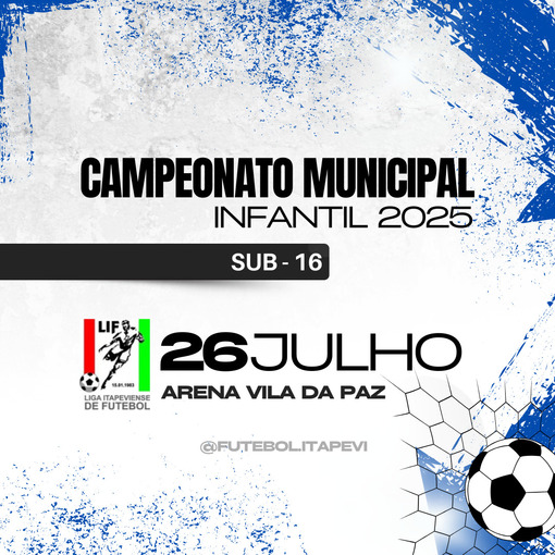 Event cover Campeonato Municipal Infantil 2025  