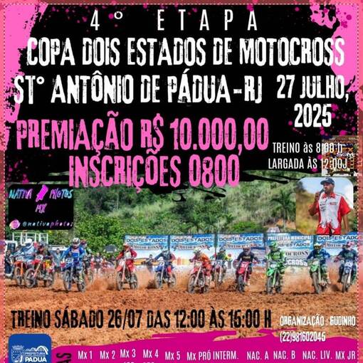 Event cover IV Etapa Copa Dois Estados de Motocross