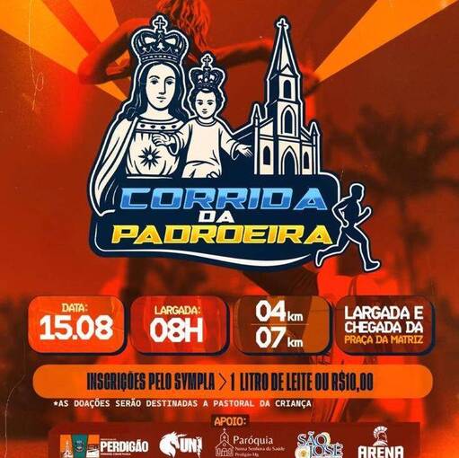 Capa do evento Corrida da Padroeira