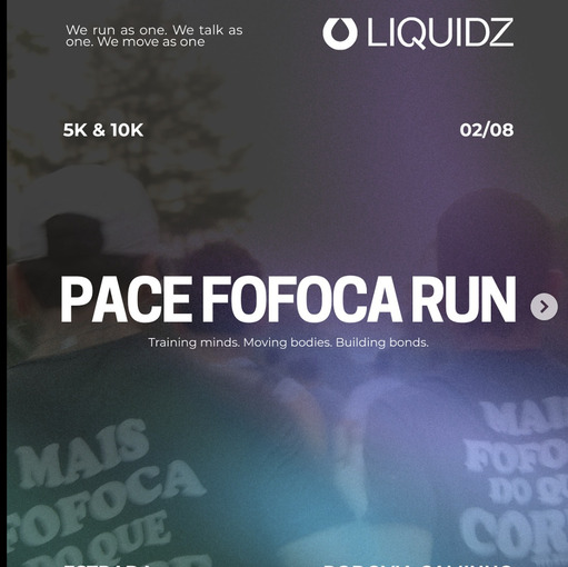 Event cover PACE FOFOCA RUN - TREINO ESTRADA VELHA