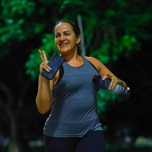 Treino a noite no Bosque das Arapiracas on Fotop