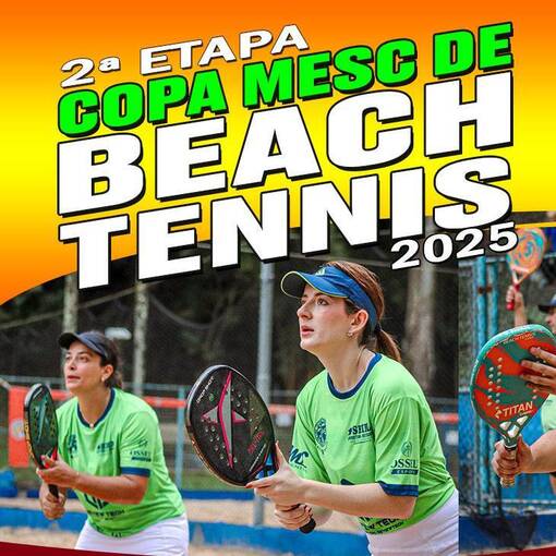 Event cover 2 etapa da Copa de Beach Tennis Mesc 2025