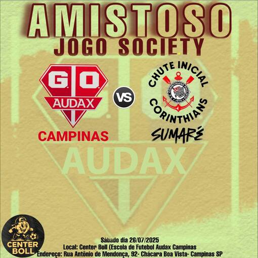 Event cover Amistoso Society - AUDAX  X  C.I . CORINTHIAS 