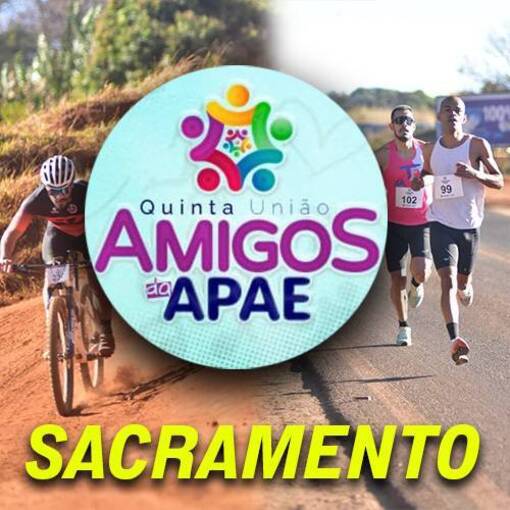 Couverture de l'vnement RUN E MTBIKE AMIGOS APAE 2025 - SACRAMENTO-MG
