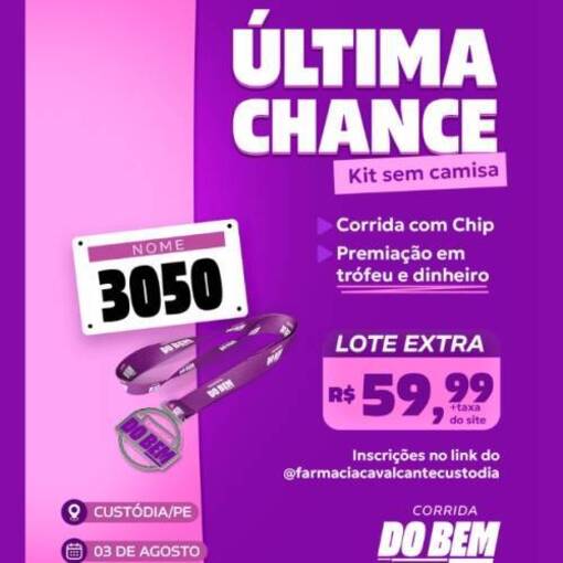 Event cover 1 CORRIDA DO BEM