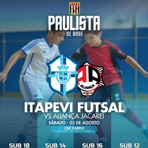 Event cover Campeonato Paulista de Futsal 2025 I Itapevi Futsal X Aliana Jacarei
