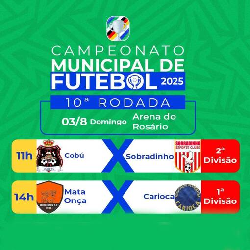 10 Rodada do Campeonato Municipal de Piranga on Fotop