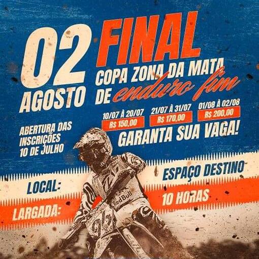 Event cover Final da Copa Zona da Mata de Enduro FIM