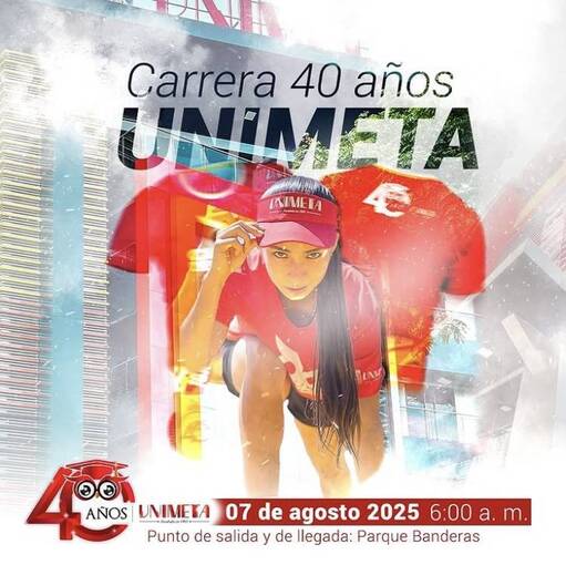 Event cover Carrera 40 aos UNIMETA