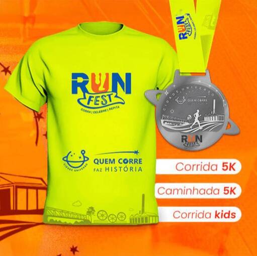 Capa do evento RUN FEST EDITION COSMOPOLIS NIVER CITY 2025