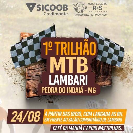 Event cover 1 TRILHO MTB LAMBARI - PEDRA DO INDAI MG