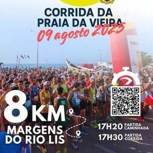 Event cover CORRIDA E CAMINHADA DA PRAIA DA VIEIRA 2025