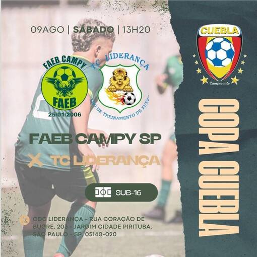 Copertura dell'evento COPA CUEBLA FAEB CAMPY SP X TC LIDERANA 