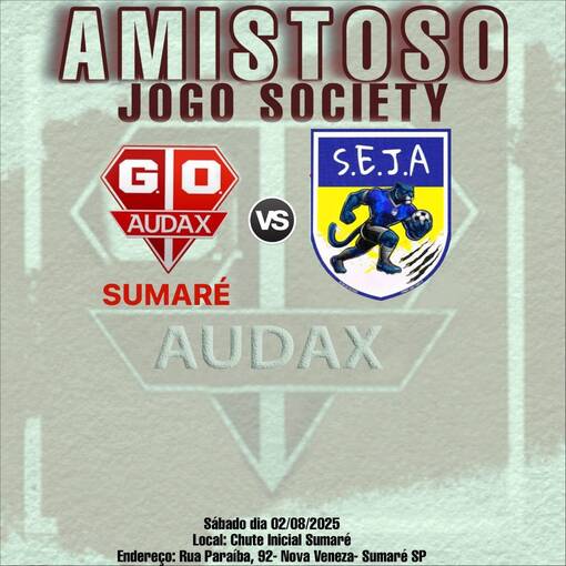 Event cover Amistoso Society - AUDAX x S.E.J.A.