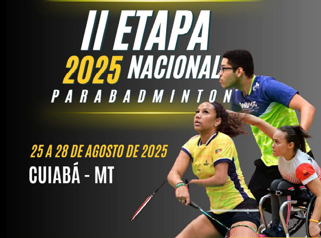 Event cover II Etapa Nacional de Parabadminton - Cuiab-MT - 25/08/2025