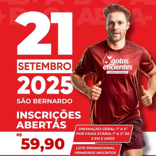 Event cover Corrida e Caminhada Gotas Eficientes