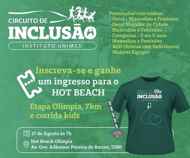 CIRCUITO DE INCLUSO UNIMED - ETAPA OLIMPIA/SP on Fotop