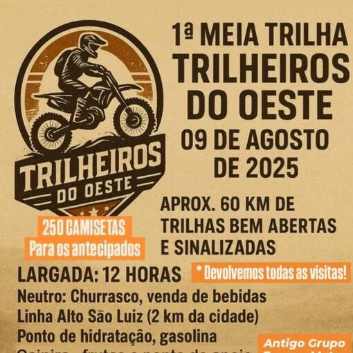 1  MEIA TRILHA TRILHEIROS DO OESTE  on Fotop
