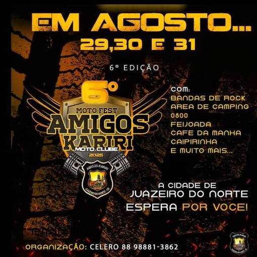 Event cover 6 MotoFest Amigos Kariri MC