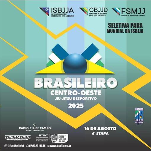 Event cover Campeonato Brasileiro Centro-Oeste de Jiu Jitsu Desportivo - FSMJJ