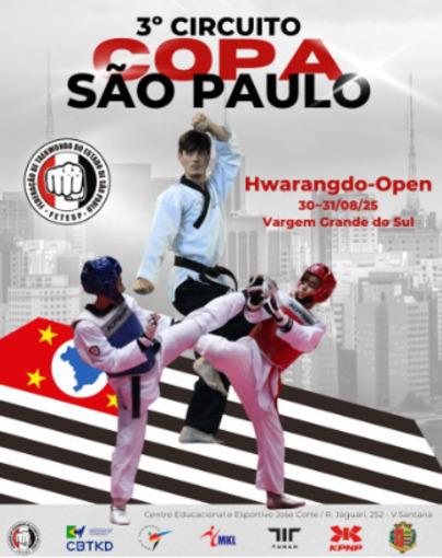 Event cover TAEKWONDO - 3 CIRCUITO COPA SO PAULO 2025, HWARANG-DO OPEN