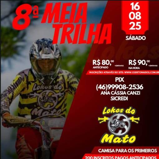 Portada del evento 8  MEIA TRILHA LOKOS DO MATO