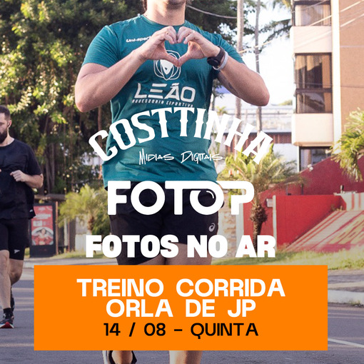 Event cover TREINOS DE CORRIDA ORLA DE JP - 14/08